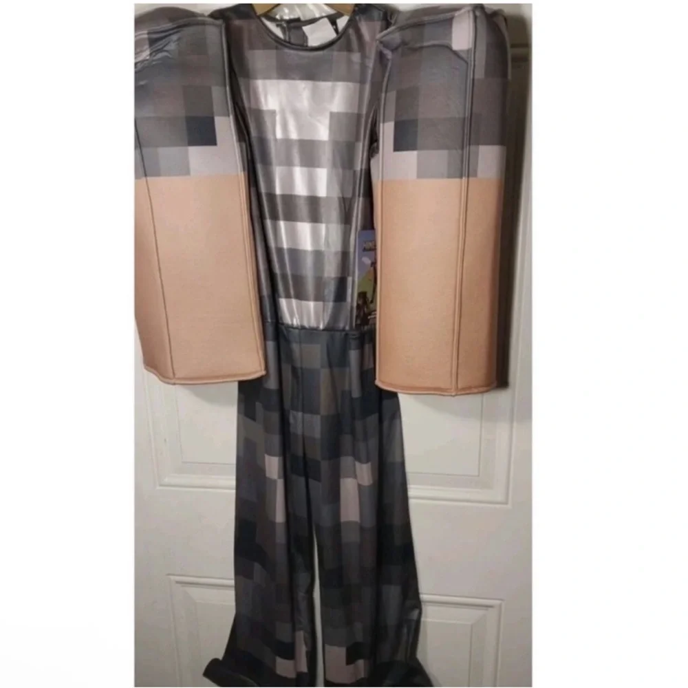 Minecraft Steve Netherite Armor Child Deluxe Costume Large (10-12) by Disguise